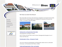 Tablet Screenshot of binau.de